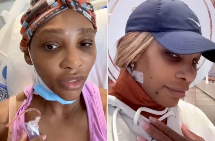 “Breaking: Serena’s doctors just removed a massive cyst from her neck – fans can’t stop praying for her speedy recovery. 🙏 Tag a friend who’d want to send good vibes!