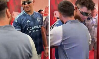 Patrick Mahomes throws open the gates of Arrowhead Stadium, inviting Lionel Messi to witness the Chiefs' home clashes next season. In reply, the Argentine maestro graciously declares, "Count me in, my brother. It's an honor."
