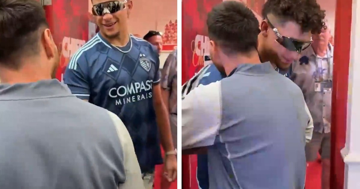 Patrick Mahomes throws open the gates of Arrowhead Stadium, inviting Lionel Messi to witness the Chiefs' home clashes next season. In reply, the Argentine maestro graciously declares, "Count me in, my brother. It's an honor."