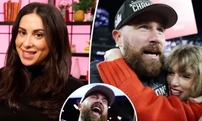 Travis Kelce seized an opportunity when he spotted it; otherwise, Taylor Swift tends to outpace him in nearly every pursuit...Claudia Oshry