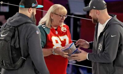 Jason Kelce proudly stated, "Our mom is our ultimate MVP, always cheering us on, rain or shine." He added with a grin, "But let's not forget, our partners are our clutch players too, standing by us every step of the way."