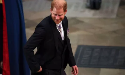 Lip reader reveals what 'nervous' Prince Harry told guests as he arrived at Coronation