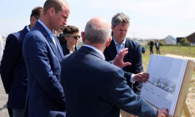 Prince William visits new project tackling homelessness in Cornwall