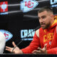 Travis Kelce unveiled his grand vision for the future: "I'm hanging up my cleats at 40." And as for his acting ambitions, the Chiefs' luminary declared, "This is where I'll be making moves..."