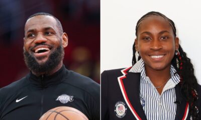 Flag bearers LeBron James and Coco Gauff get suited and booted in Ralph Lauren as they prepare to lead Team USA along the Seine at Olympic opening ceremony in rainy Paris