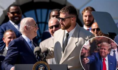 "BUT WHY" Seems to be the question on the lips of majority of fans of Travis Kelce when news filtered in that "An eye-catching video of Travis Kelce from the American Century Championship golf tournament was deleted by NBC Sports' social media accounts following the assassination attempt on Former President Donald Trump."...Experts provide answers...