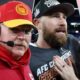 Kansas City Chiefs coach Andy Reid thinks he knows how Travis Kelce can make himself useful at Taylor Swift's shows. He said "He can be her waterboy." See the reactions from fans.