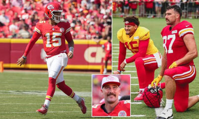 Travis Kelce hilariously reveals how Patrick Mahomes' insane behind-the-back pass in preseason got him out of jail as he gushes over Chiefs QB: 'When you f**k up, he makes you right'