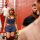 Taylor Swift arrives to watch Travis Kelce and the Kansas City Chiefs on NFL's opening night as they put on united front amid 'split contract'