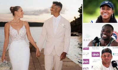 "Nothing but love for you both" - Frances Tiafoe, Coco Gauff, Tommy Paul & others congratulate Michael Mmoh on his wedding to Klara Mrcela