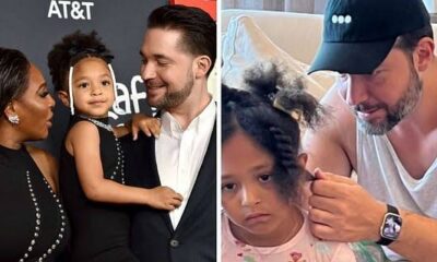 Serena Williams' husband Alexis Ohanian has his day made as daughter Olympia & him go out to play golf together again over the weekend